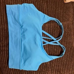 Lululemon sports bra, size 6, blue